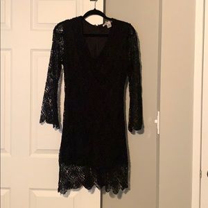 Long Sleeve Black Dress